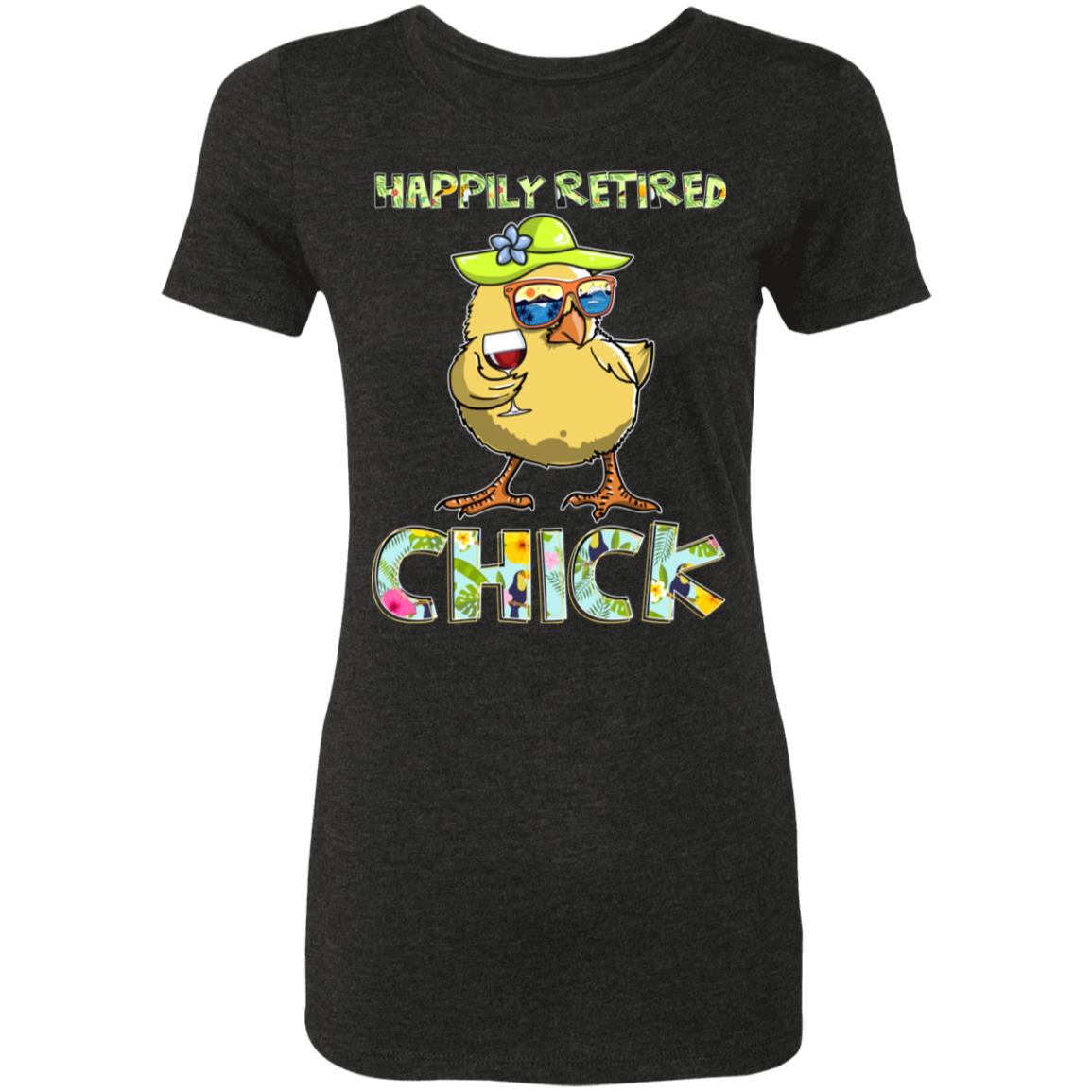 Happily Retired Ladies Tshirt, Vintage Black, Premium Ladies T-Shirt Happily Retired Ladies Tshirt, Vintage Black, Premium Ladies T-Shirt