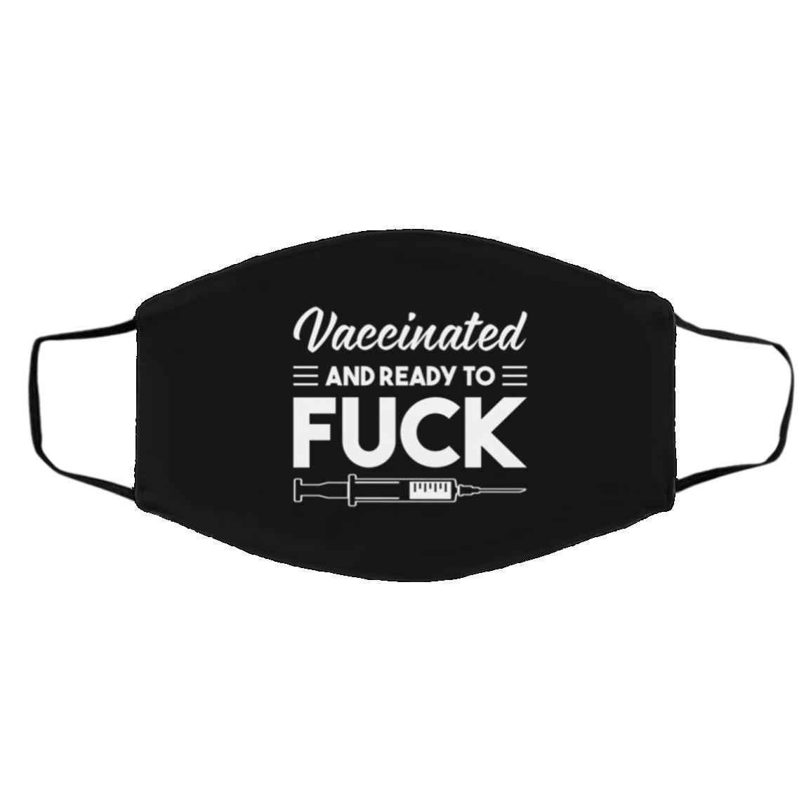 vaccinated mask, White, Cloth Face Cover – Medium/Large vaccinated mask, White, Cloth Face Cover – Medium/Large