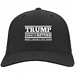 Trump Hat, Black, Twill Cap