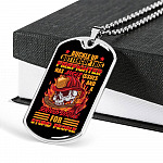 Buckle Up Buttercup This Firefighter Has Anger Issues And A Serious Dislike For Stupid People Dog Tag Pendant Necklace