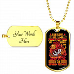 Buckle Up Buttercup This Firefighter Has Anger Issues And A Serious Dislike For Stupid People Dog Tag Pendant Necklace
