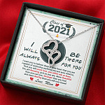 Class Of 2021 Friends I Will Always Be There For You You Are Amazing Just As You Are Double Hearts Necklace