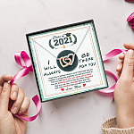 Class Of 2021 Friends I Will Always Be There For You You Are Amazing Just As You Are Joined Interlocking Hearts Necklace