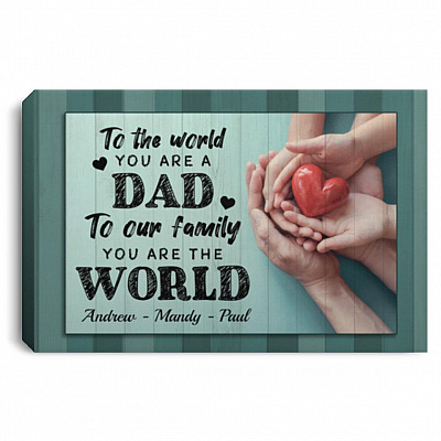 0.75'' Framed Canvas