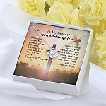 To My Dearest Granddaughter Love Knot Pendant Necklaces - Gift For Granddaughter