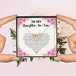 To My Daughter In law we Both Love The Same Man Interlocking Hearts Pendant Necklace - Gift For Daughter In Law Gift