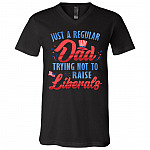 dad t, Black, V-Neck T-Shirt dad t, Black, V-Neck T-Shirt