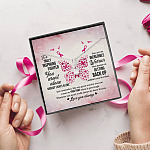 To A Truly Inspiring Fighter Alluring Beauty Pendant Necklace - Breast Cancer Warrior Gift