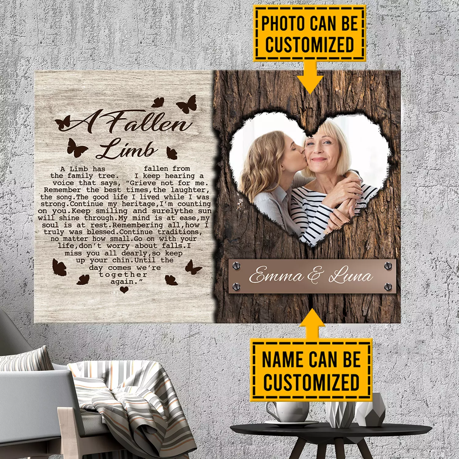 Custom Photo A Fallen Limb A Limb Has The Family Tree