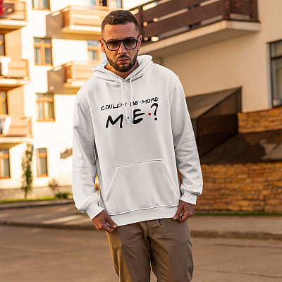 Alternative view of Could I Be More Me Funny Horror Movie Hoodie - Sweatshirt - Long Sleeve