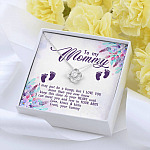 To My Mommy I May Just Be A Bump But I Love You More Than You Ever Know Love Your Tummy Love Knot Necklace To My Mommy I May Just Be A Bump But I Love You More Than You Ever Know Love Your Tummy Love Knot Necklace