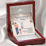 Dad Memorial a Father Holds His Daughter's Hand for a Short While Alluring Beauty Necklace