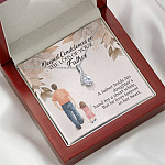 Dad Memorial a Father Holds His Daughter's Hand for a Short While Alluring Beauty Necklace