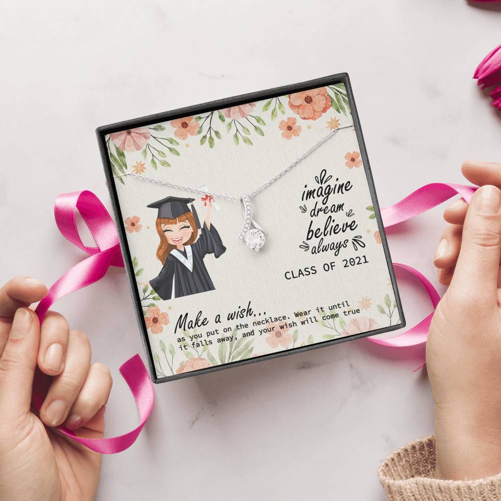 Graduation Gift Class of 2021 Make a Wish and Put on Your Necklace Alluring Beauty Necklace