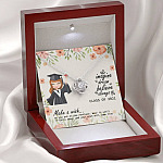 Graduation Gift Class of 2021 Make a Wish and Put on Your Necklace Love Knot Pendant Necklace Graduation Gift Class of 2021 Make a Wish and Put on Your Necklace Love Knot Pendant Necklace