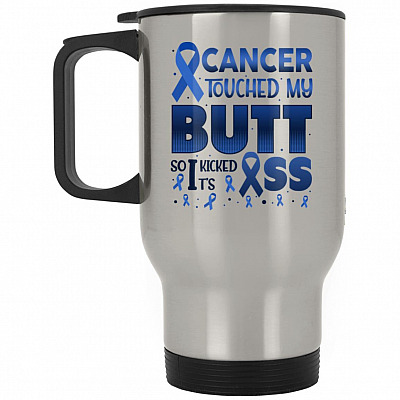 14 oz. Silver Travel Mug