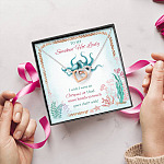 To My Smokin' Hot Lady I Wish I Were An Octopus So I Had More Hands To Touch Your Butt Interlocking Hearts Pendant Necklace