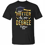 Personalized Now Hotter, Black, Unisex T-Shirt Personalized Now Hotter, Black, Unisex T-Shirt
