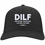 Dilf Hat, Black, Twill Cap Dilf Hat, Black, Twill Cap