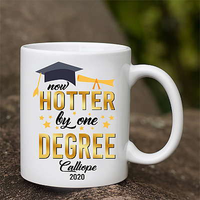 Personalized Now Hotter Than One Degree Ceramic Coffee Mug - Beer Stein - Water Bottle - Color Changing Mug