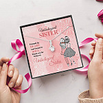 Unbiological Sister Friends by Heart and Friends by Soul Friendship Alluring Pendant Necklace