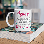 Happy Nurse Week 2021 Gift Nursing Definition Coffee Mug - Water Bottle - Color Changing Mug