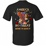 America Is A Country That, Black, Unisex T-Shirt