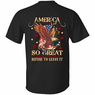 America Is A Country That, Black, Unisex T-Shirt