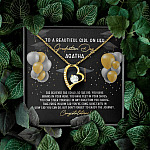 Personalized She Believed She Could So She Did Forever Love Necklace - Graduation Gift Necklace