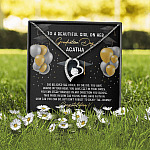 Personalized She Believed She Could So She Did Forever Love Necklace - Graduation Gift Necklace