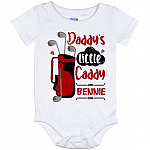 Personalized Golf Onesie, White, Baby Onesie - 12 Month