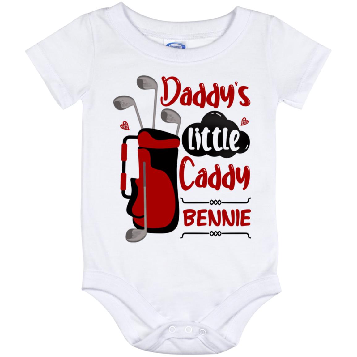 Personalized Golf Onesie, White, Baby Onesie - 12 Month