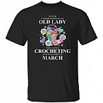 Old Lady March Shirt, Black, Unisex T-Shirt