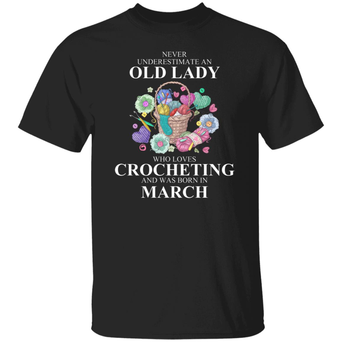Old Lady March Shirt, Black, Unisex T-Shirt