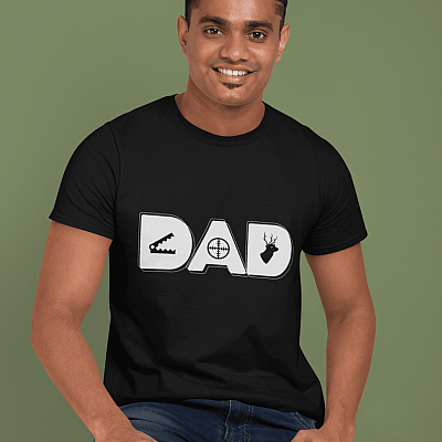 Alternative view of Hunting Dad Father's Day T-shirt