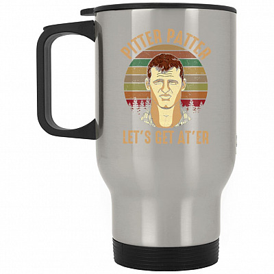 TeeWide Mug, Silver, 14 oz. Silver Travel Mug