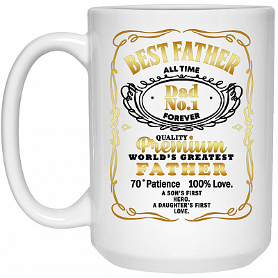 15 oz. White Mug