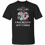 Loves Crocheting Sep, Black, Unisex T-Shirt