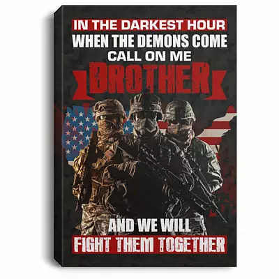 in The Darkest Hour, White, 0.75'' Framed Canvas