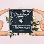 Unbiological Sister Friends By Heart And Sisters By Soul Love Knot Necklace - Bestie Gifts for Women Jewelry