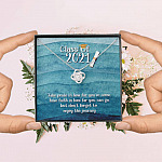 Take Pride In How Far You Can Come Class Of 2021 Love Knot Necklace - Graduation Gift Necklace Take Pride In How Far You Can Come Class Of 2021 Love Knot Necklace - Graduation Gift Necklace