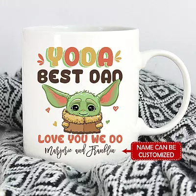 Personalized Fathers Day Gift You Da Best Dad Love You We Do Coffee Mug - Beer Stein - Water Bottle