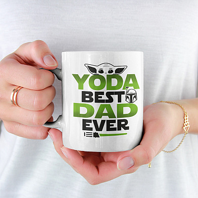 Yoda Best Dad Ever Ceramic Coffee Mug - Best Dad Mug - Funny Dad Mug Gift