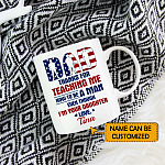 3VT. Dad Thanks For Teaching Me From Daughter Soldier mug mk2