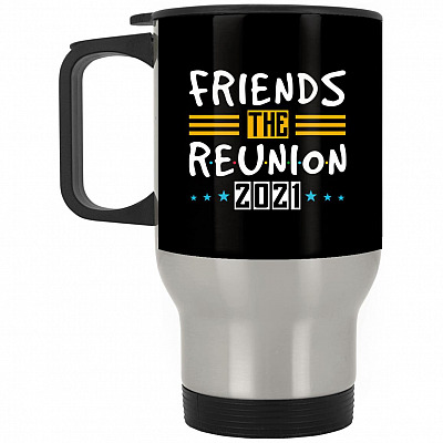 14 oz. Silver Travel Mug