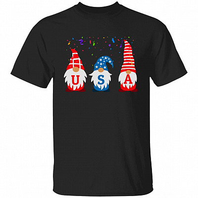 Three Gnomes Celebrat Shirt, Black, Unisex T-Shirt