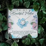 The Bond Between Mother And Daughter Cant Be Replaced Love Knot Necklace - Mother Daughter Gift Necklace The Bond Between Mother And Daughter Cant Be Replaced Love Knot Necklace - Mother Daughter Gift Necklace