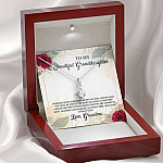 To My Beautiful Granddaughter You Will Be One Of The Most Beautiful Chapters Alluring Beauty Pendant Necklace