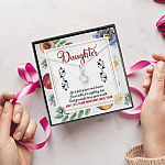 Daughter Life Is Full Of Ups And Downs Don't Just Climb Mountain Move Them Alluring Beauty Pendant Necklace