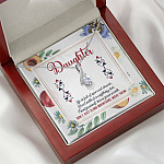 Daughter Life Is Full Of Ups And Downs Don't Just Climb Mountain Move Them Alluring Beauty Pendant Necklace